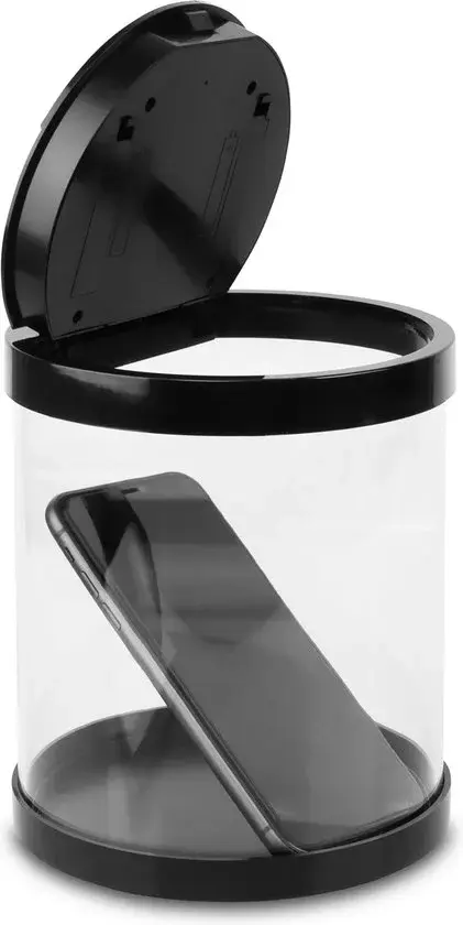 Coffre-fort pour téléphone Focusbezorgd avec minuteur noir - Nouvelle promotion