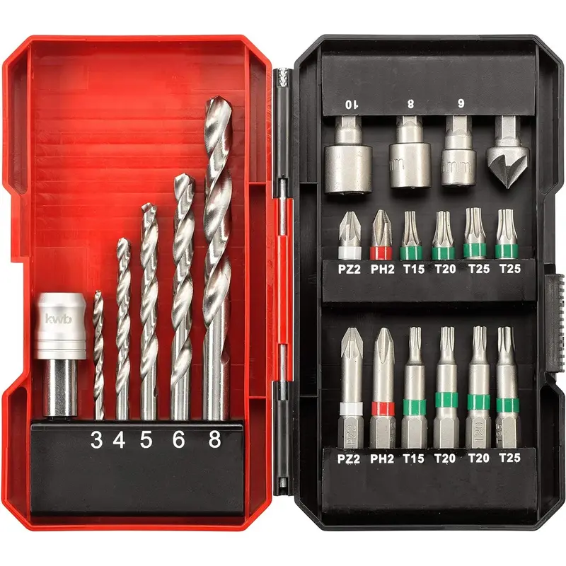 Coffret 22 Accessoires EINHELL pour Perceuse Visseuse - Embouts Professionnels