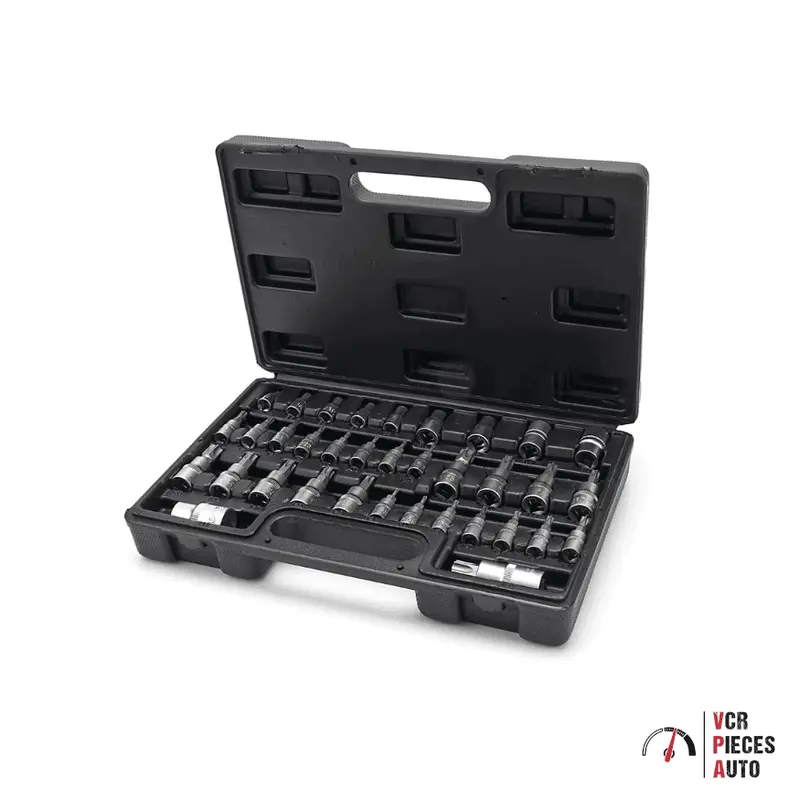 Coffret 35 douilles Torx Mâle / Femelle