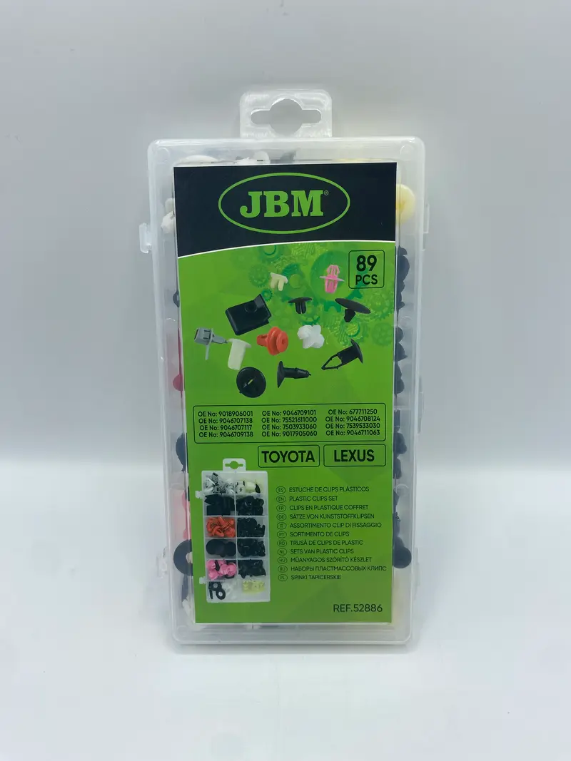 COFFRET CLIPS PLASTIQUE MERCEDES BENZ 95 PCS - JBM