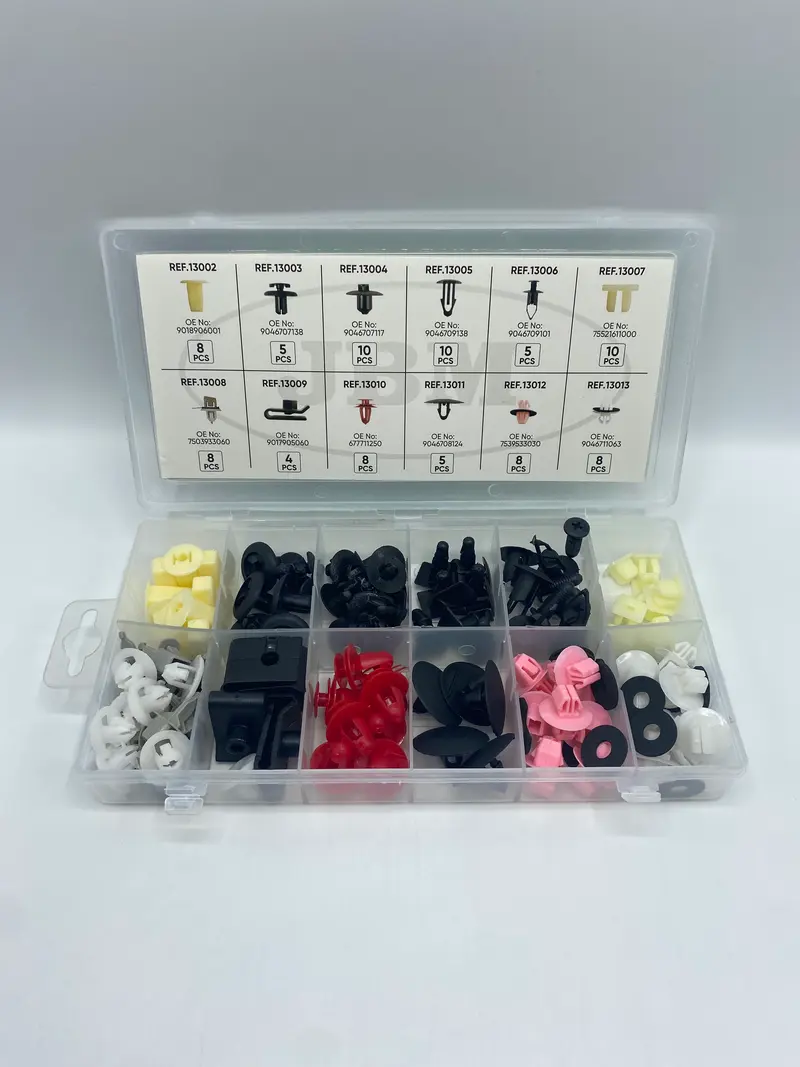 COFFRET CLIPS PLASTIQUE TOYOTA / LEXUS  89 PCS - JBM