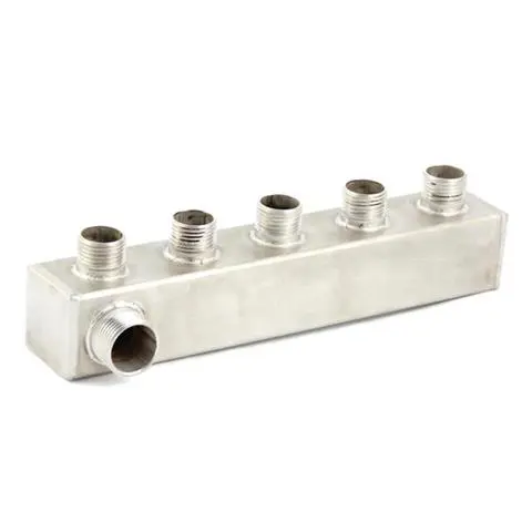 Collecteur 5 voies inox – Entrée 3/4" / Sorties 1/2" GZ