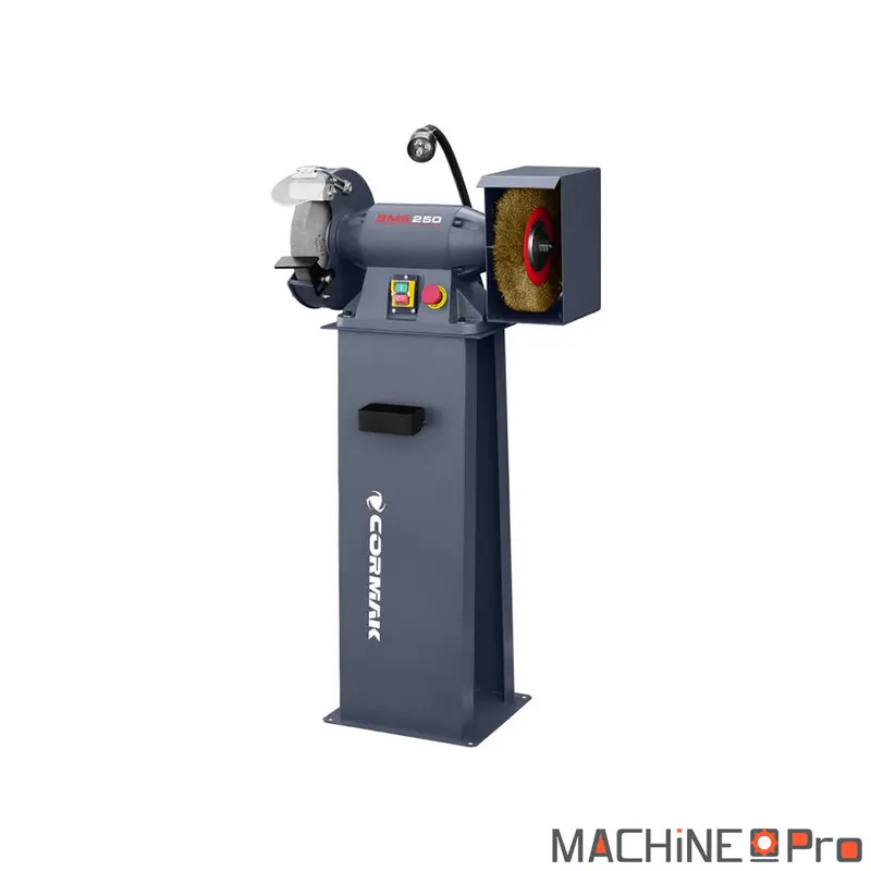 Combiné touret meule/brosse 400V CORMAK BMS250