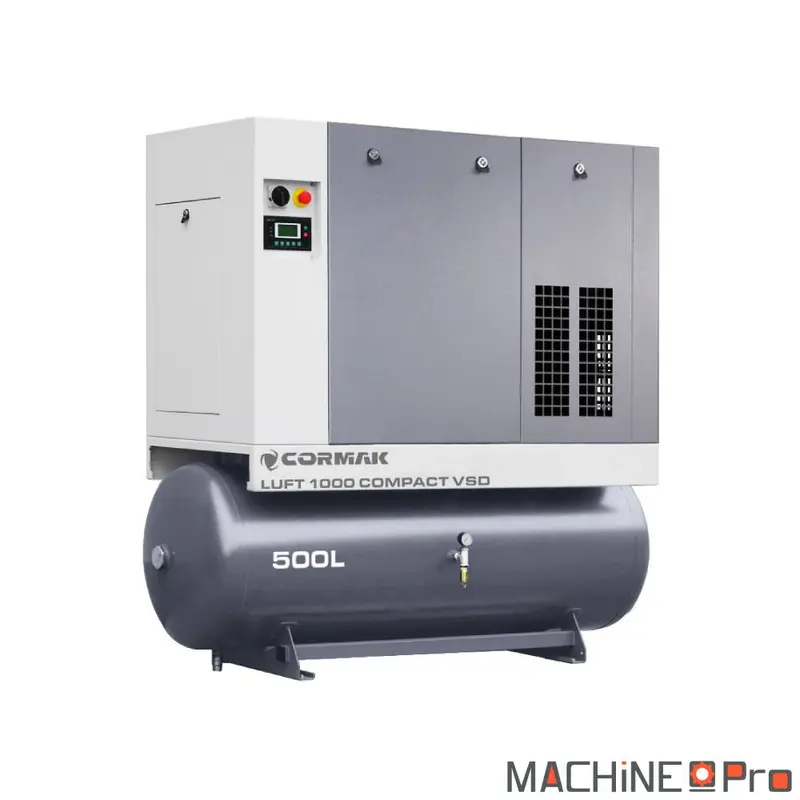 Compresseur à vis LUFT 1000 COMPACT VSD + sécheur N10S  et cuve 500 L