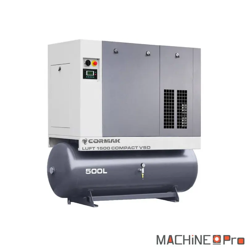 Compresseur à vis LUFT 1500 COMPACT VSD + sécheur N10S et cuve 500 L