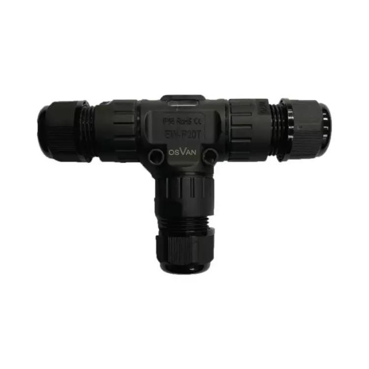 CONNECTEUR IP 67 EN T POUR CABLE DE ROBOT DE TONTE CONNEXION SANS OUTIL