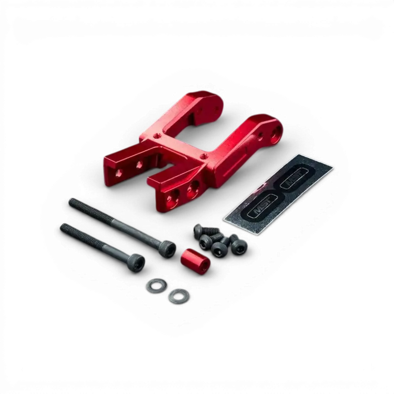 Connecteur platine supérieur intégré aluminium Rouge