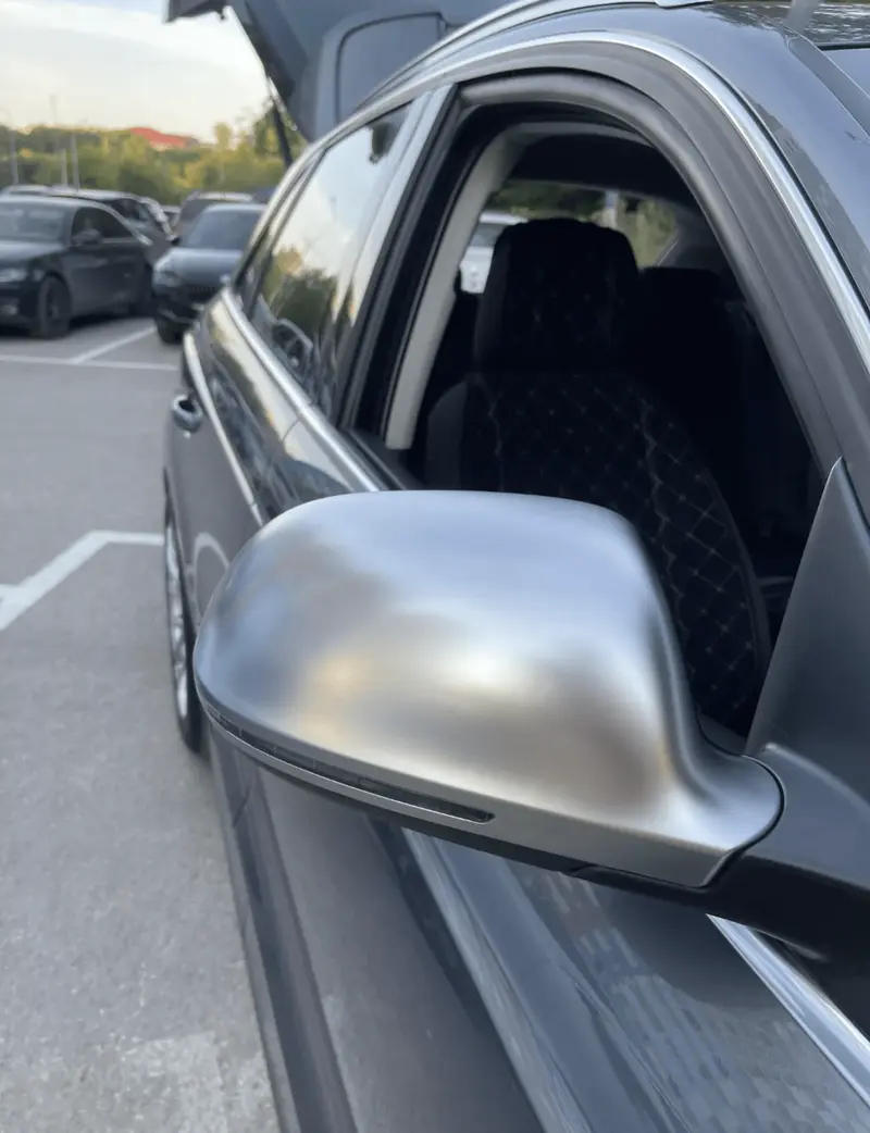 Coques de rétroviseurs Argent Mat Chrome pour Audi A5 B8 (2007 - 2016)