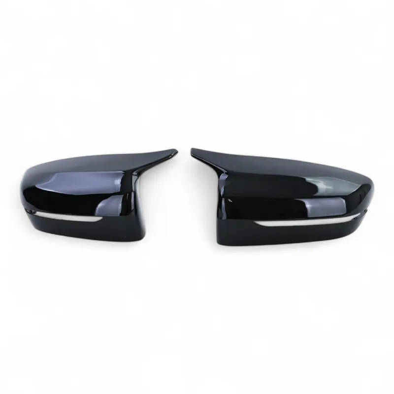 Coques de rétroviseurs look M M5 Competition noires brillantes pour BMW Série 5 G30 (2018 - 2025)