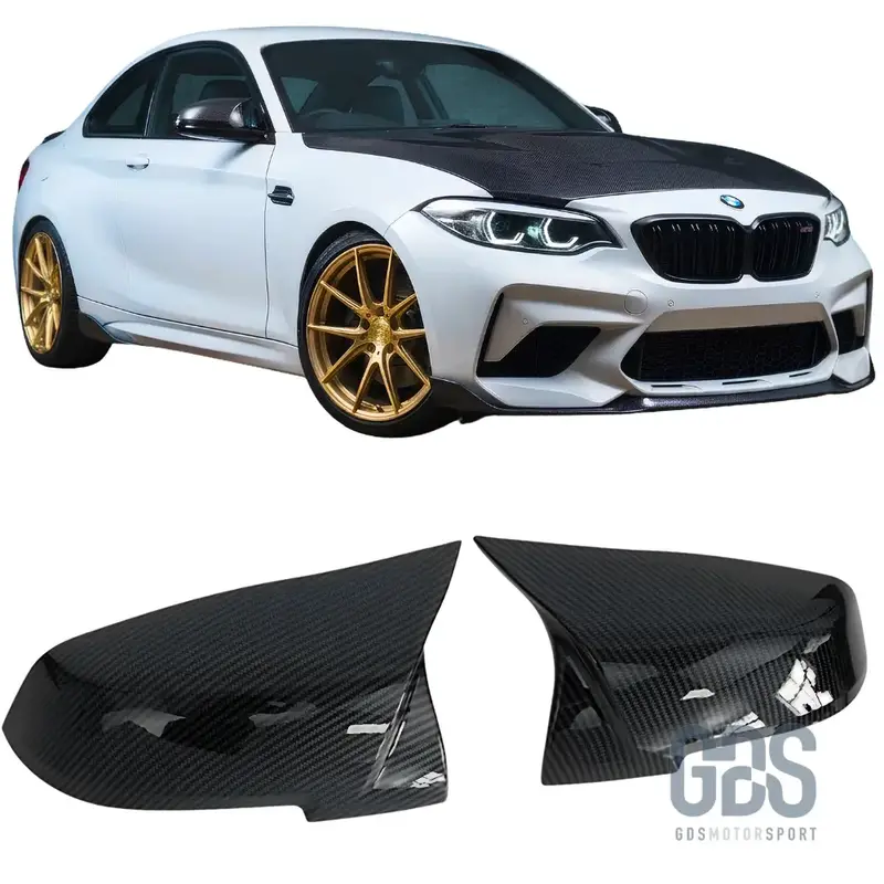 Coques de Rétroviseurs Look M Performance Aspect Carbone pour BMW Série 2 F22 F23