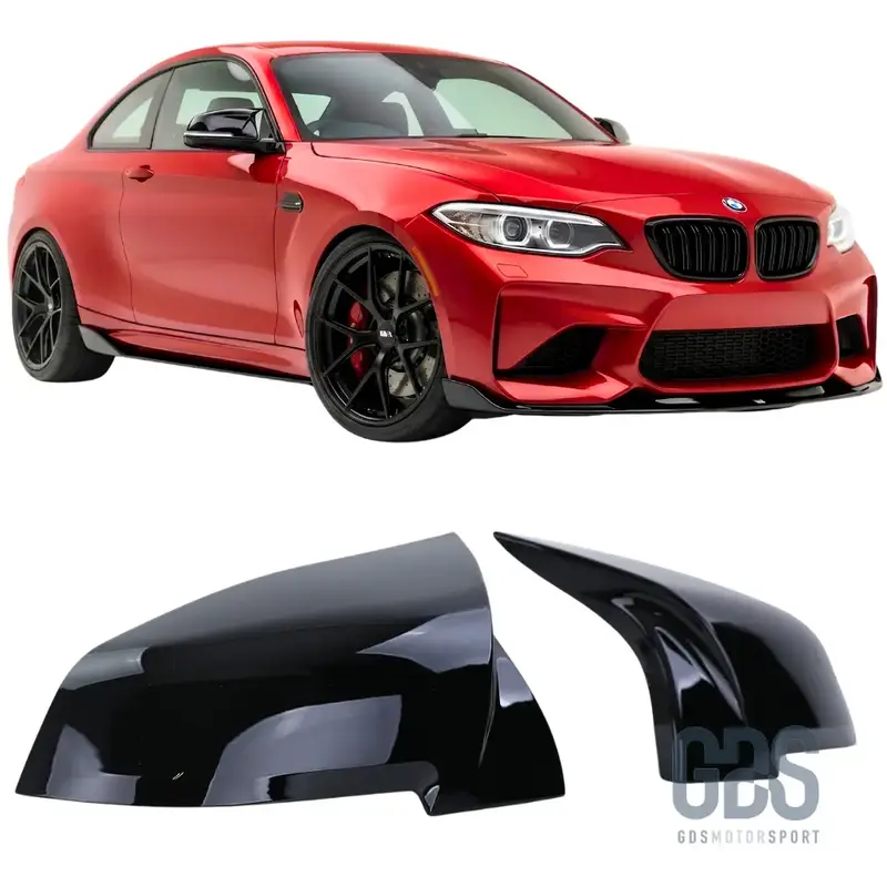 Coques de Rétroviseurs Look M Performance Noir Brillant pour BMW Série 2 F22 F23