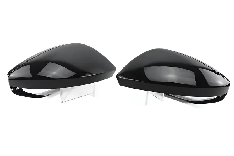 Coques de rétroviseurs noires brillantes pour Audi A6 S6 RS6 C8 (2018 à 2025)