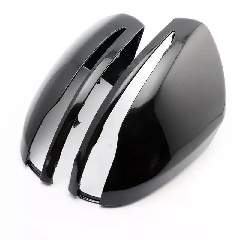 Coques de rétroviseurs noires brillantes pour Mercedes Classe E W213 (2016 - 2021)