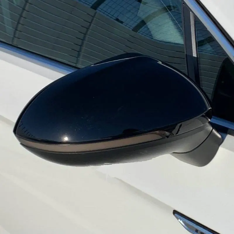 Coques de rétroviseurs noires brillantes pour VW Arteon (2016 - 2023)