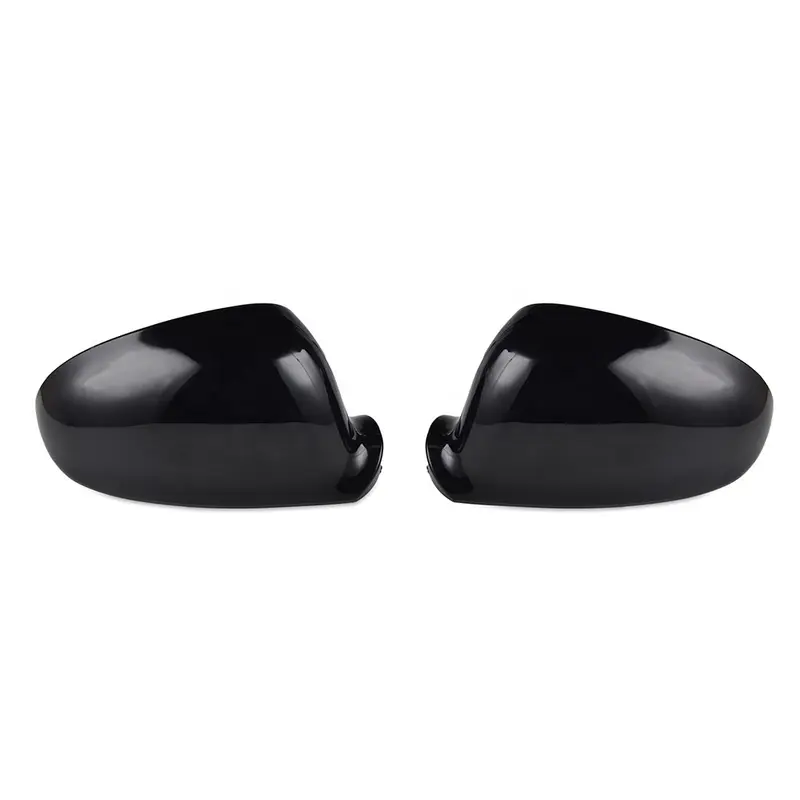 Coques de rétroviseurs noires brillantes pour VW Golf 5 (2003 - 2008)