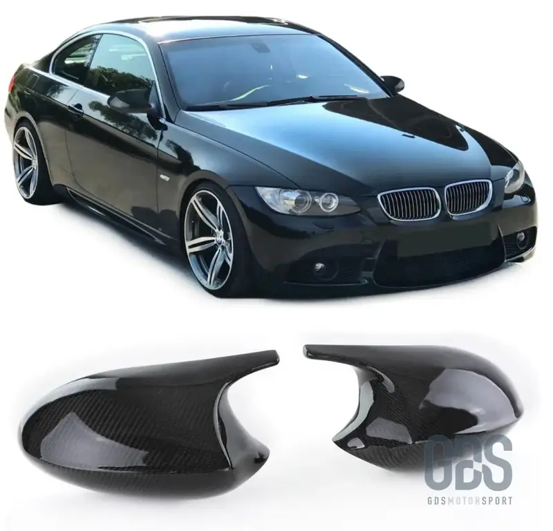 Coques rétroviseurs extérieurs Look M3 BMW E92 E93 Phase 1 VRAI CARBONE