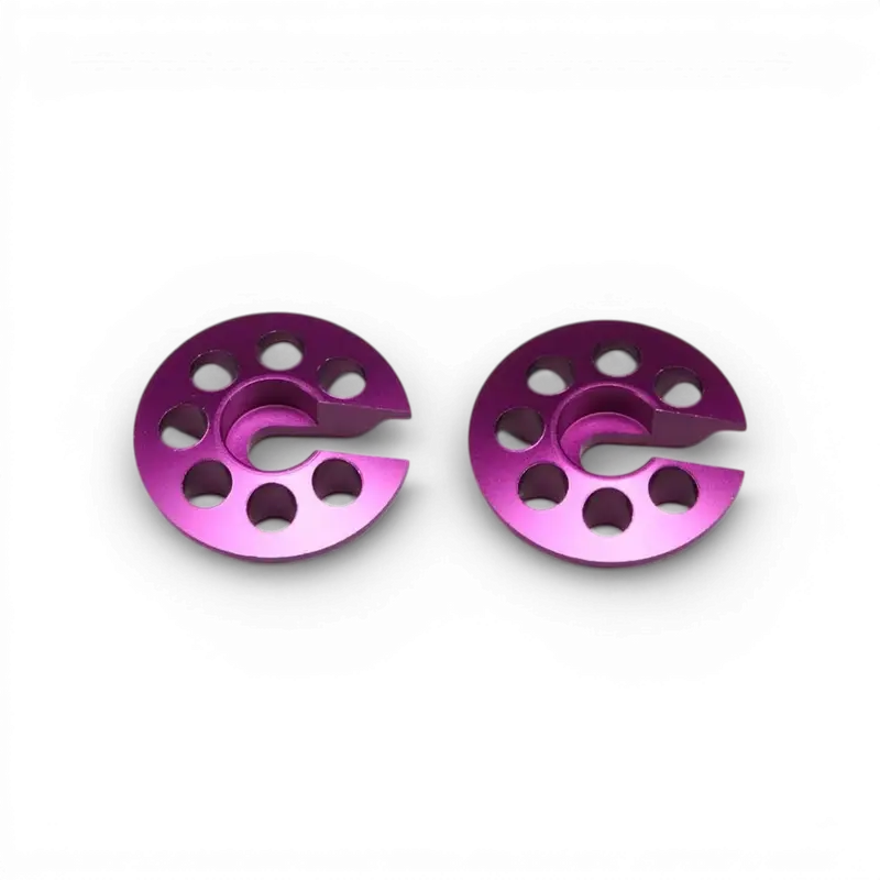 Coupelles ressorts arrière Bigbore Violettes