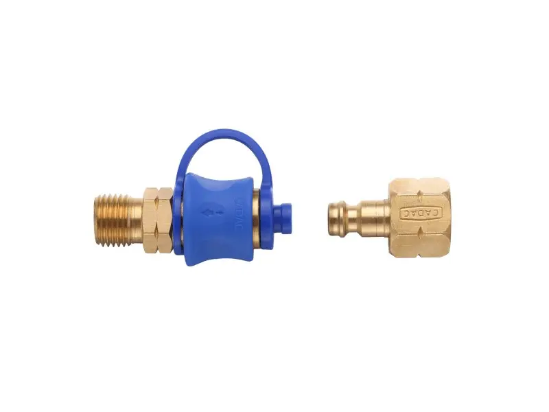Couplage rapide CADAC pour tuyau de gaz 8 mm