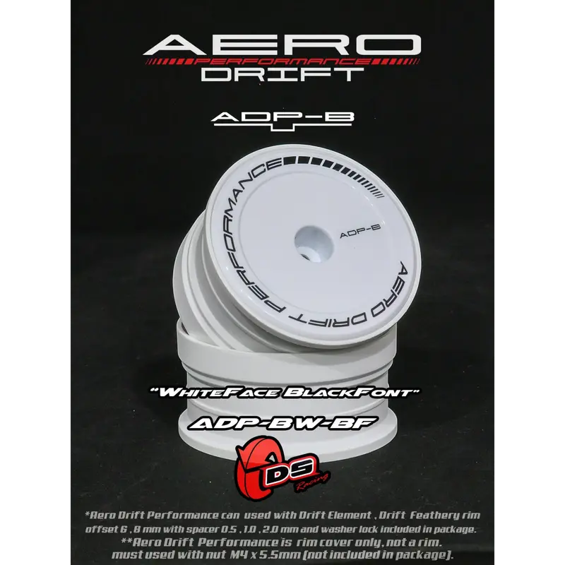Couvercle aero performance drift pour drift element - Flat - blanc