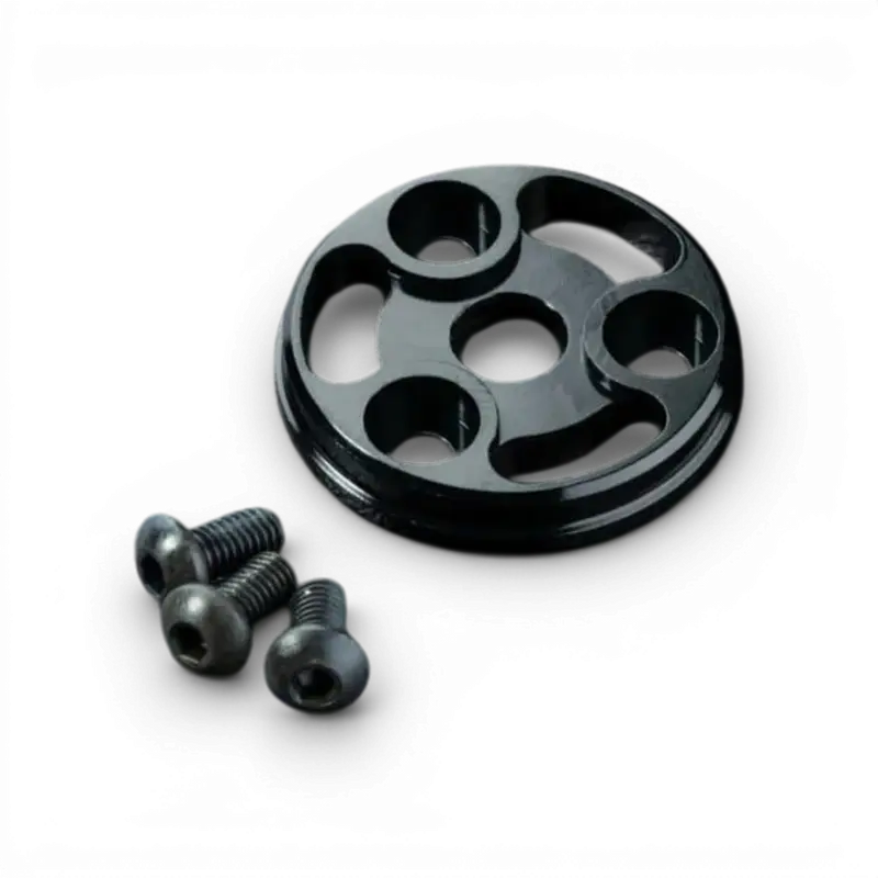 Couvercle couronne aluminium Noir RMX/RRX 2.0 - 2.5