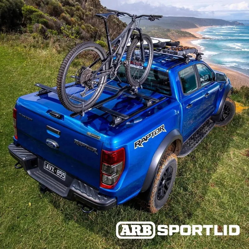 Couvre benne coffre - Sportlid V ARB + système de rails - Ford Ranger Raptor 2023+