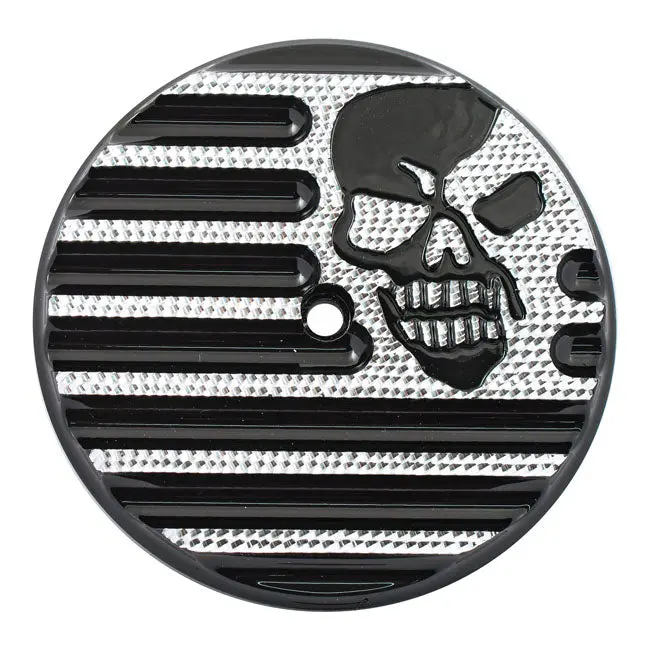 Covingtons finned Air Cleaner Cover Insert Skull Diamond