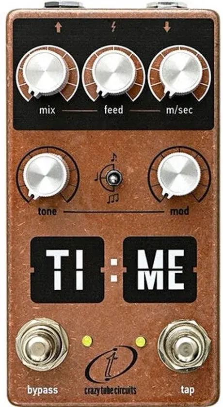 Crazy Tube Circuits TIME Mk3 Écho numérique rétro | Pédale de délai | Neuve