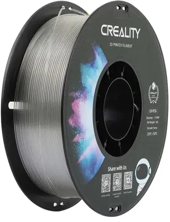 Creality Cr-Petg Filament 1,75 mm Transparant - Nieuw