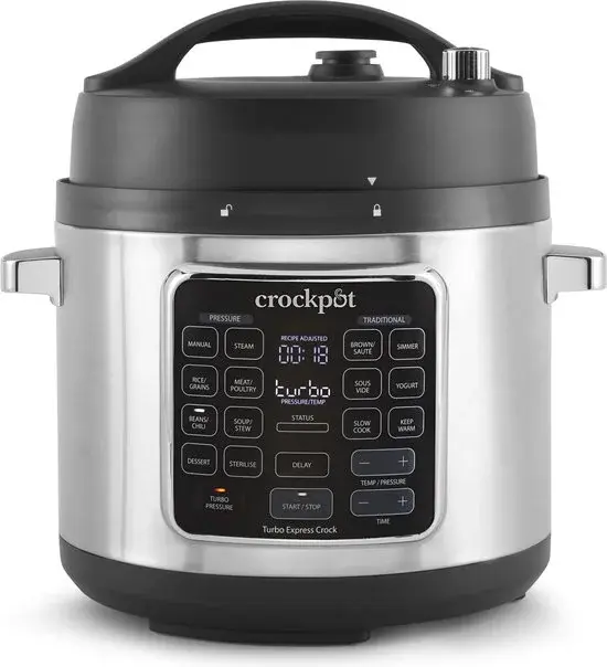 Crock-Pot Express Pot Turbo 5,6L Argent - Neuf Outlet