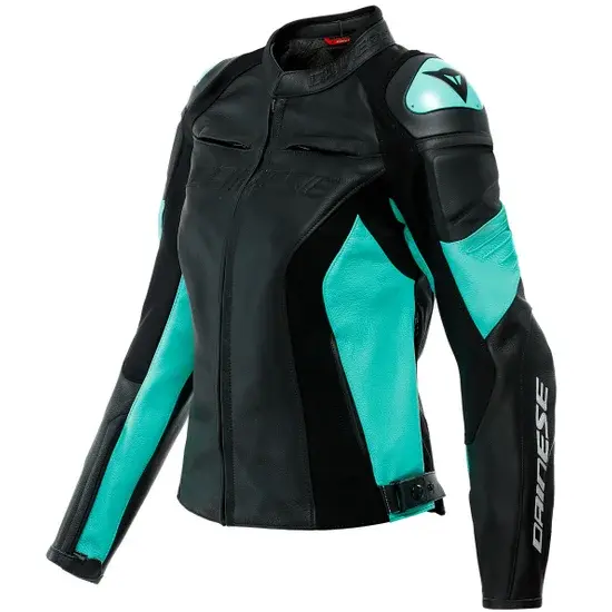 CUIR DAINESE LADY RACING 4 NOIR AQUA VERT