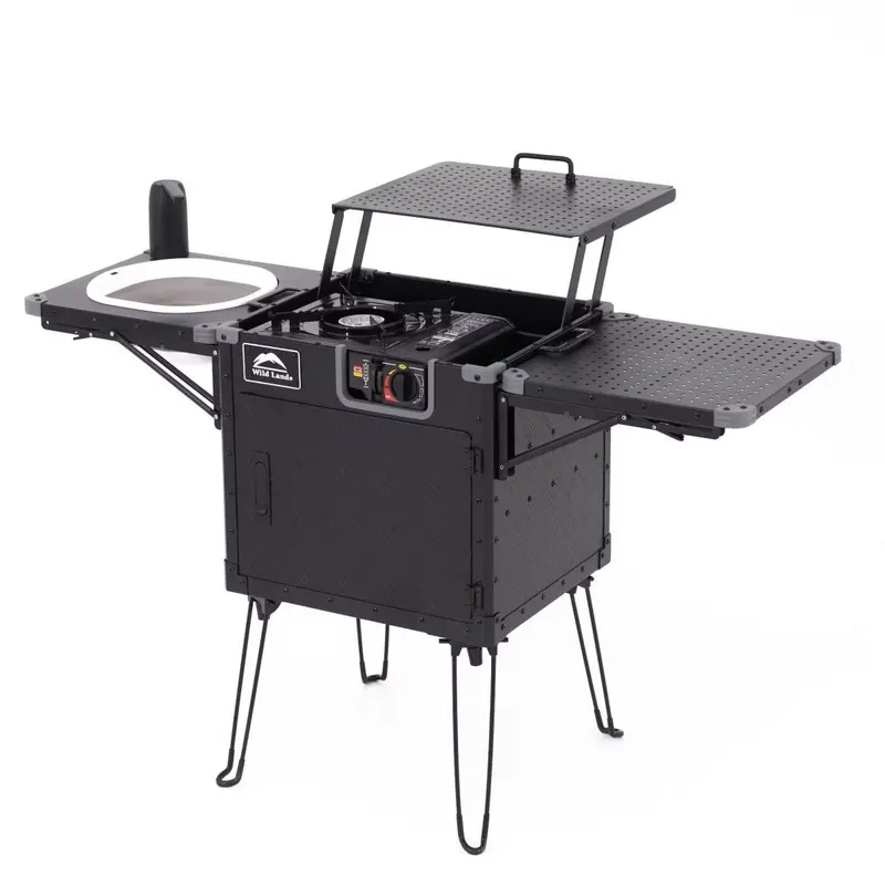 Cuisine Camping Pliable WildLand | Compacte & Tout-en-Un