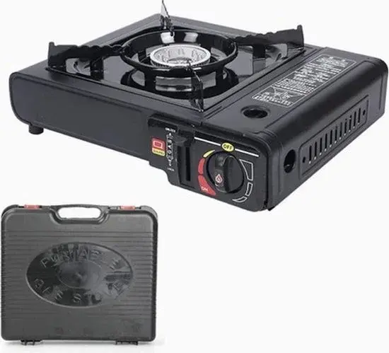 Cuisinière à gaz portable Z.M.C 1 feu Noire - Neuve Outlet