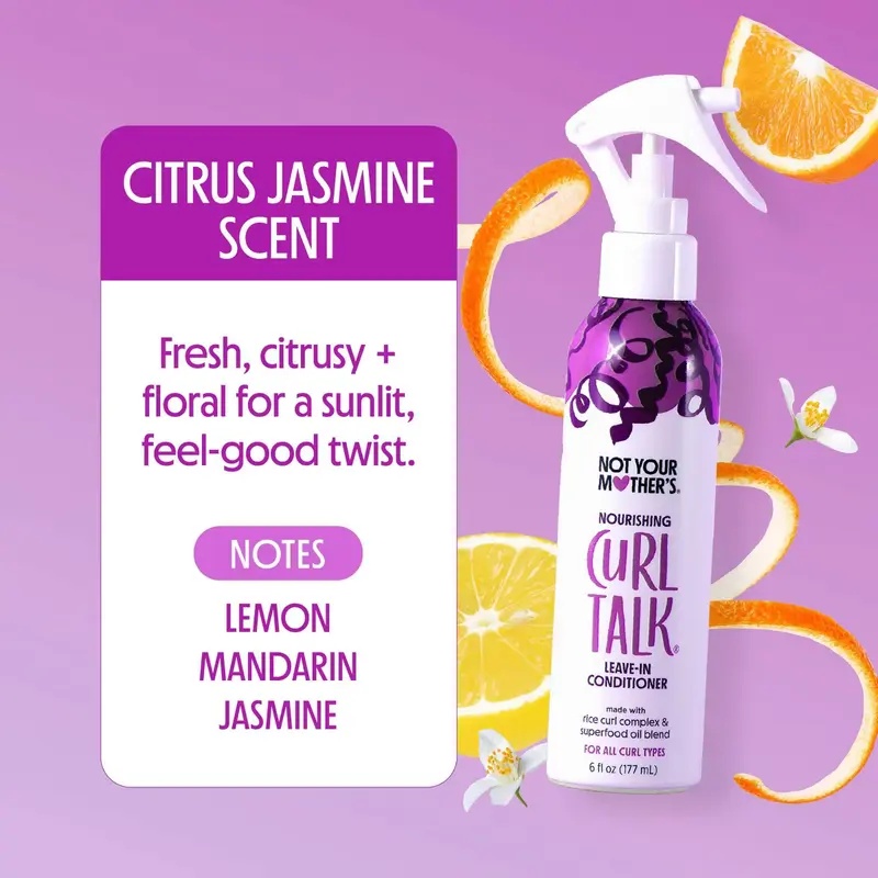 Curl Talk Après-shampoing sans rinçage Agrumes Jasmin - Nouvelle Sortie