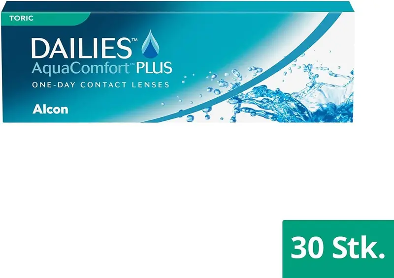 Dailies Aquacomfort Plus Toric Lentilles journalières 30 pièces - Nouvelle promotion
