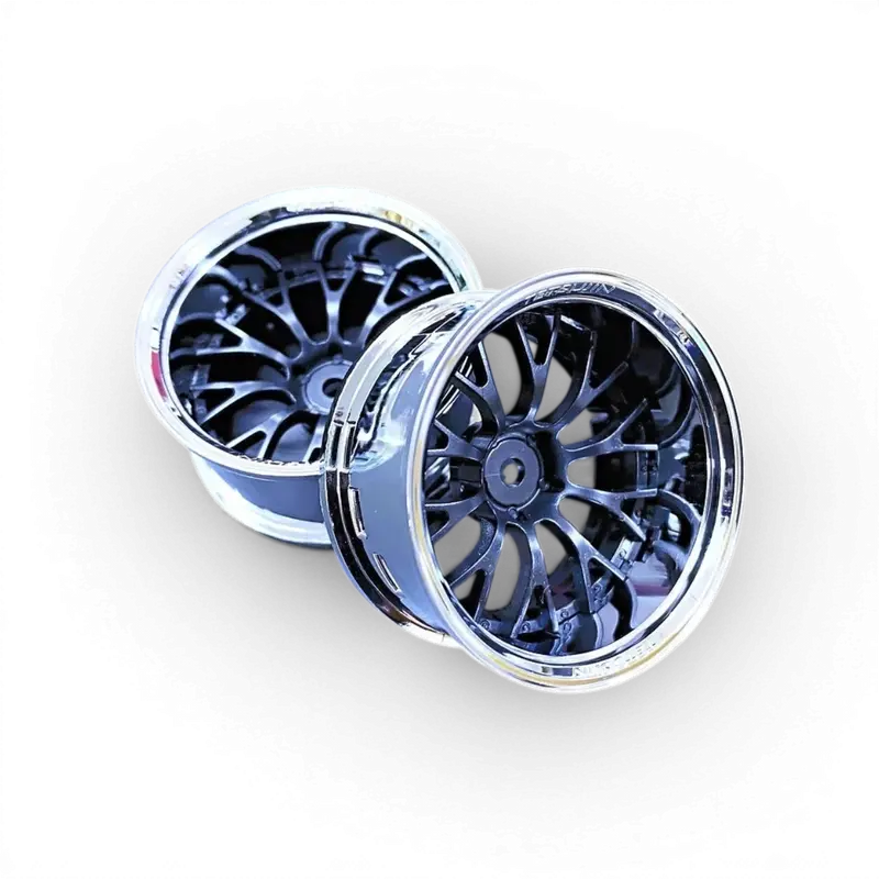 Daisy chrome/noir set