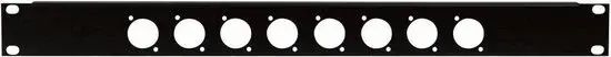 DAP Audio 19-inch Connectorpaneel 1HE 8 D-size - Nieuw Outlet