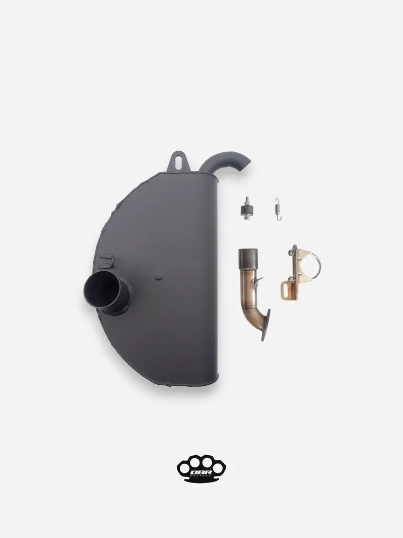 DBR CityBox pour Vespa Smallframe 125-190cc Cerakote BLACK Antirouille