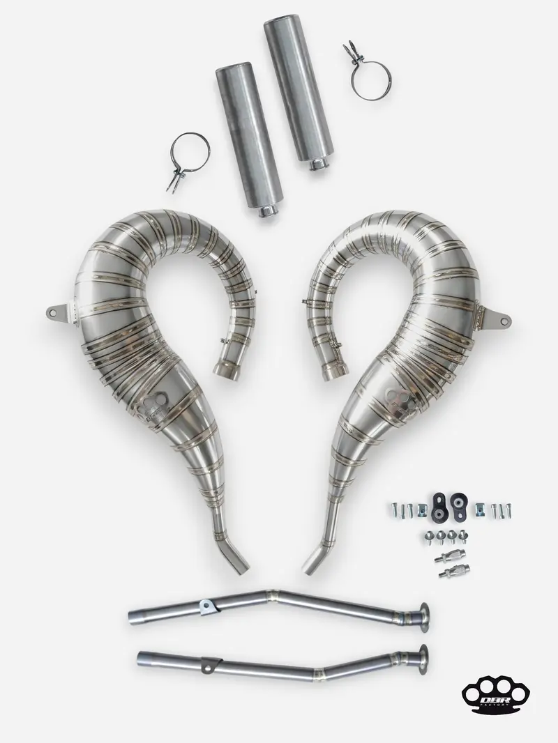 DBR Échappement Titane pour YAMAHA BANSHEE Big Bore 525cc 1988–2009