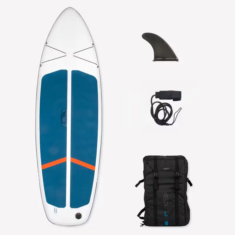 Decathlon SUP 10ft Blanc Bleu Gonflable - Neuf Outlet