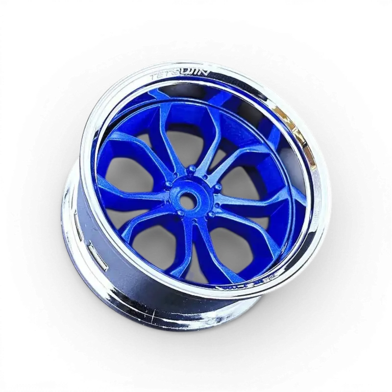 Deep Spyder Bleu metal/chrome set