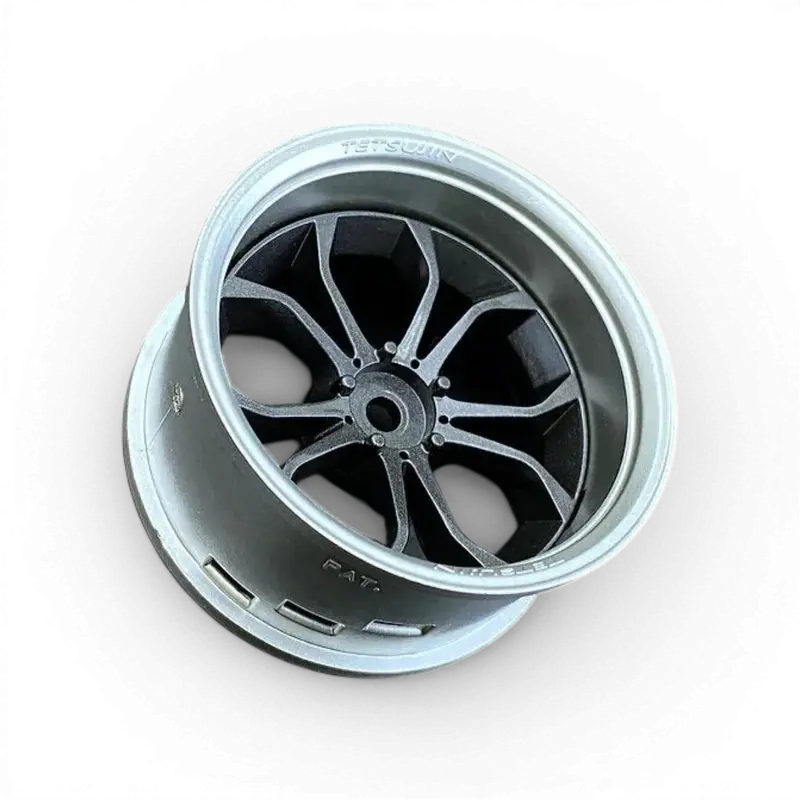 Deep Spyder Gun metal/gris alu set