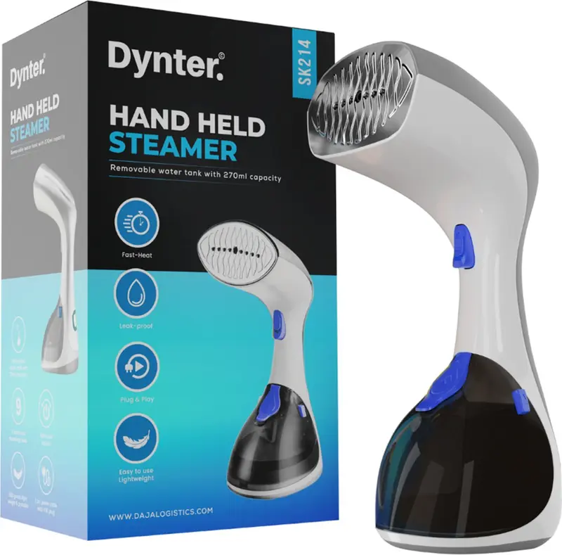 Défroisseur vapeur portable Dynter – Défroisseur vapeur – Compact – Neuf