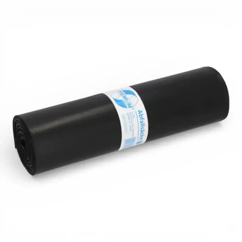 DEISS Sacs poubelle Premium 120 litres Noir 15006