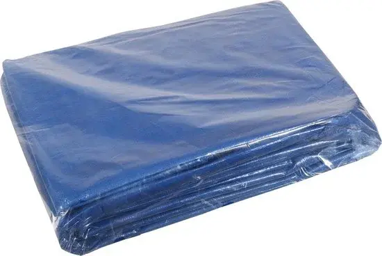 Dekkleed PE 4x6m ECO 100gr/m² Blauw - Nieuw Outlet