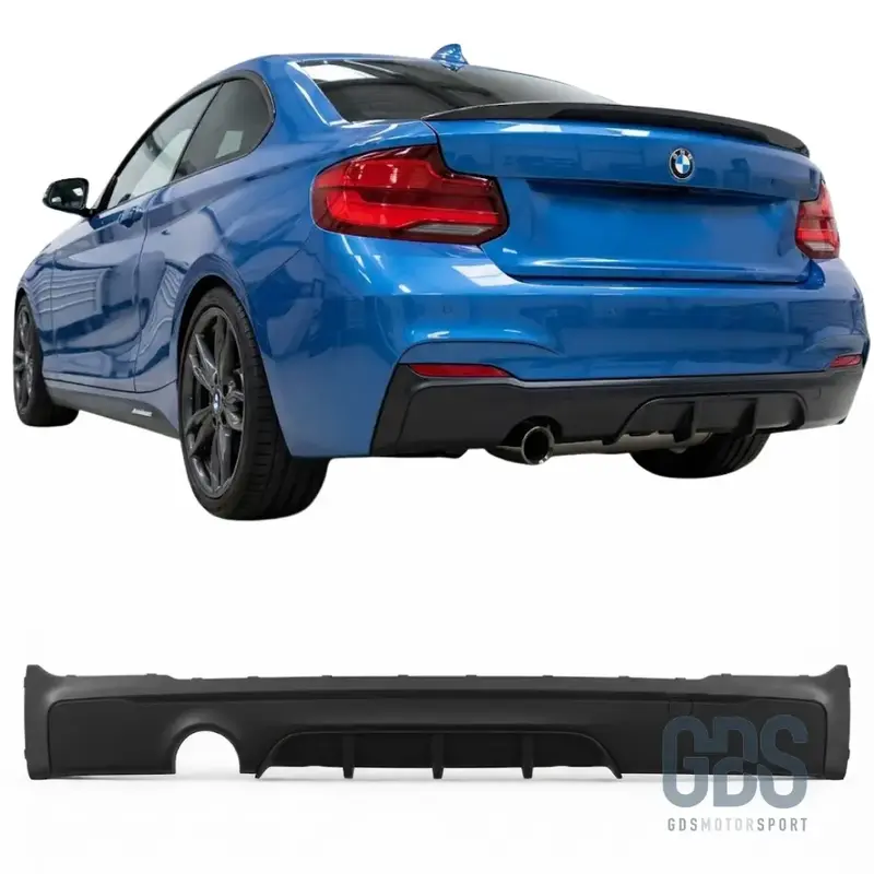 Diffuseur Arrière Look M Performance Sortie Simple Gauche pour BMW Série 2 F22 F23 Pack M