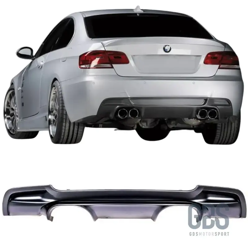 Diffuseur arrière Look M3 CSL Performance BMW Série 3 E92 E93 Pack M Double Sortie