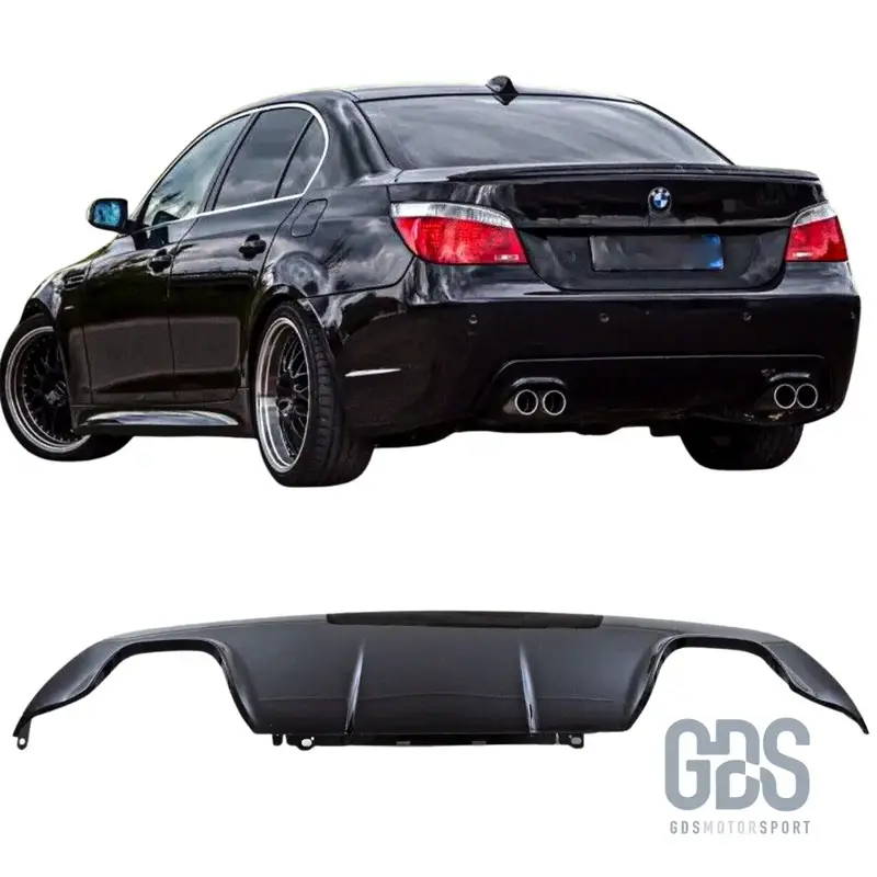Diffuseur Double Sortie Gauche et Droite Pare-choc Arrière Pack M BMW Série 5 E60 / E61