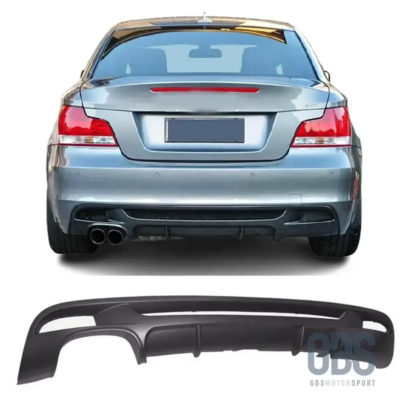 Diffuseur M Performance Double Sortie Gauche pour Pare-choc Pack M — BMW Série 1 E82 Coupé / E88 Cabriolet