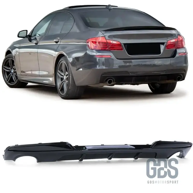 Diffuseur Pare-choc Arrière 535i/d M Performance Noir Brillant pour BMW F10 / F11 Pack M (2010-2017)