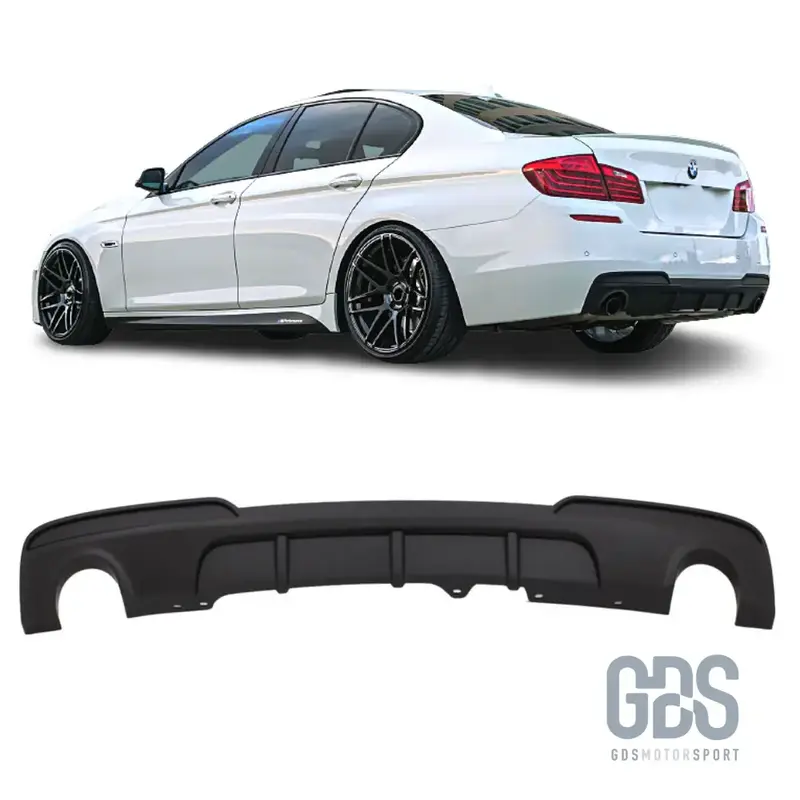 Diffuseur Pare-choc Arrière 535i/d M Performance Noir Mat pour BMW F10 / F11 Pack M (2010-2017)